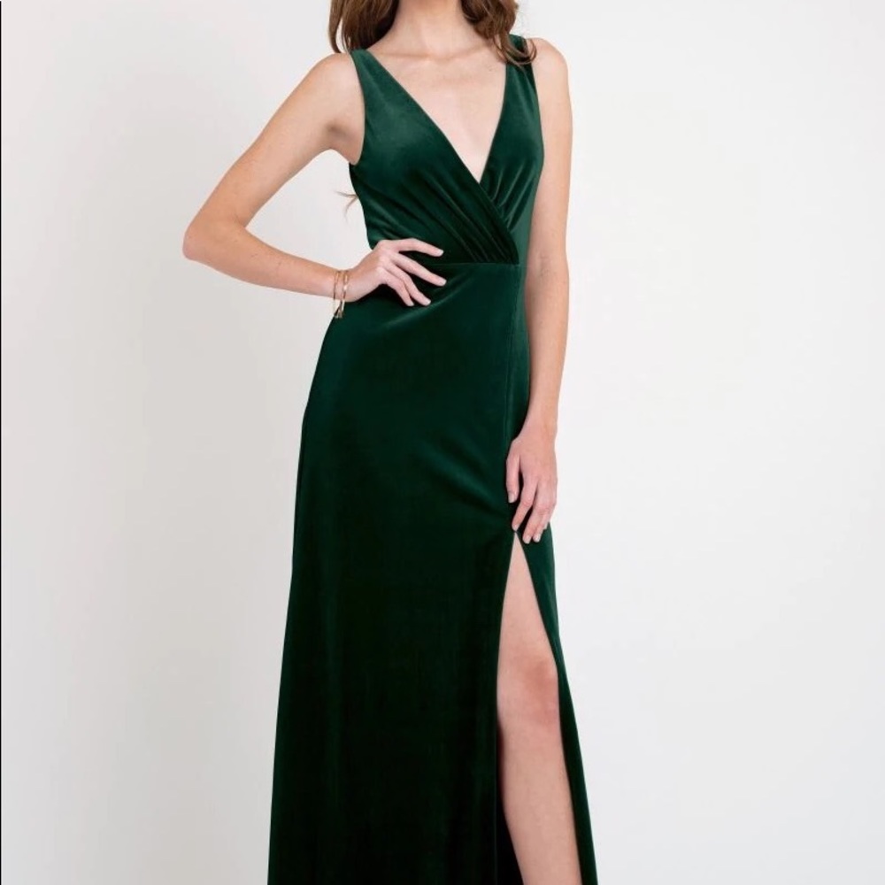 Jenny Yoo Devon Emerald Bridesmaid Size 2